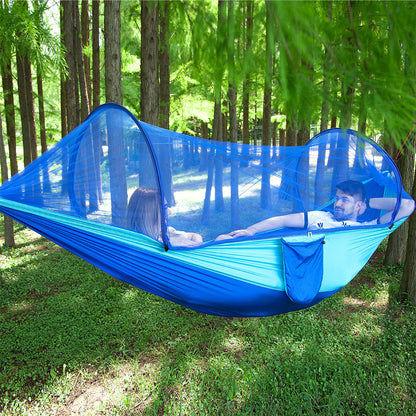 Fully Automatic Quick Opening Hammock With Mosquito Net - Premium outdoor gear from My Store - Just $35.56! Shop now at AdventureParent