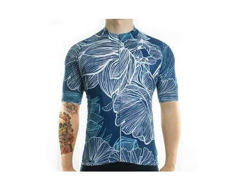 Cycling Jersey - FlourishBlue - Premium 0 from AdventureParent - Just $16.85! Shop now at AdventureParent