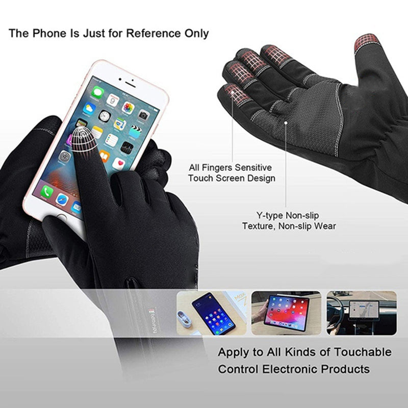 Winter Gloves Touchscreen Non-Slip Unisex Waterproof Windproof Warm Cycling Ski Sports Gloves Women Men - Premium 4 from AdventureParent - Just $18.73! Shop now at AdventureParent