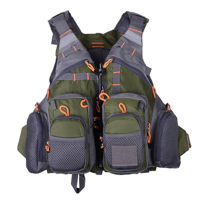 Outdoor Swimming Life Safety Sport Fishing Life Vest Men Breathable Jacket - Premium 0 from AdventureParent - Just $50.49! Shop now at AdventureParent