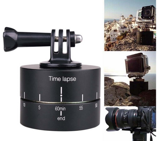 Compatible With  Lapse 360 Degree Auto Rotate Camera Tripod Head Base 360 Rotating Timelapse For Gopro Camera SLR Fo - Premium 0 from AdventureParent - Just $25.13! Shop now at AdventureParent