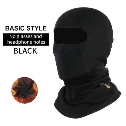 Ski Fleece With Glasses Hole Motorcycle Headgear Bicycle Mask - Premium 0 from AdventureParent - Just $11.54! Shop now at AdventureParent