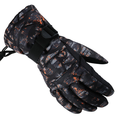 Winter ski gloves adult windproof and waterproof - Premium 0 from AdventureParent - Just $30.28! Shop now at AdventureParent