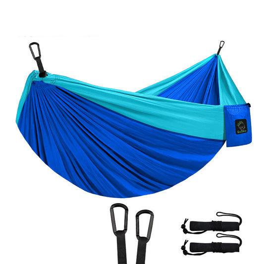 Double Hammock Outdoor Camping Hammock Parachute Cloth Nylon Hammock - Premium 0 from AdventureParent - Just $47.88! Shop now at AdventureParent