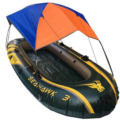 Inflatable Boat Kayak Canopy Awning Sun Shade Shelter Waterproof Tent Boat Kayak Rafting Accessories - Premium outdoor gear from My Store - Just $43.54! Shop now at AdventureParent