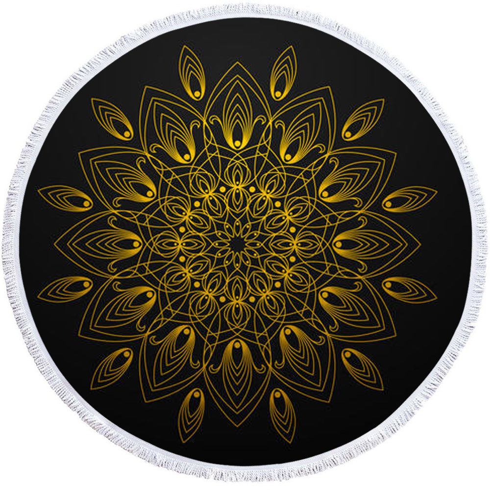 Microfiber 3D Printed Round Beach Towel - Premium 0 from AdventureParent - Just $22.75! Shop now at AdventureParent