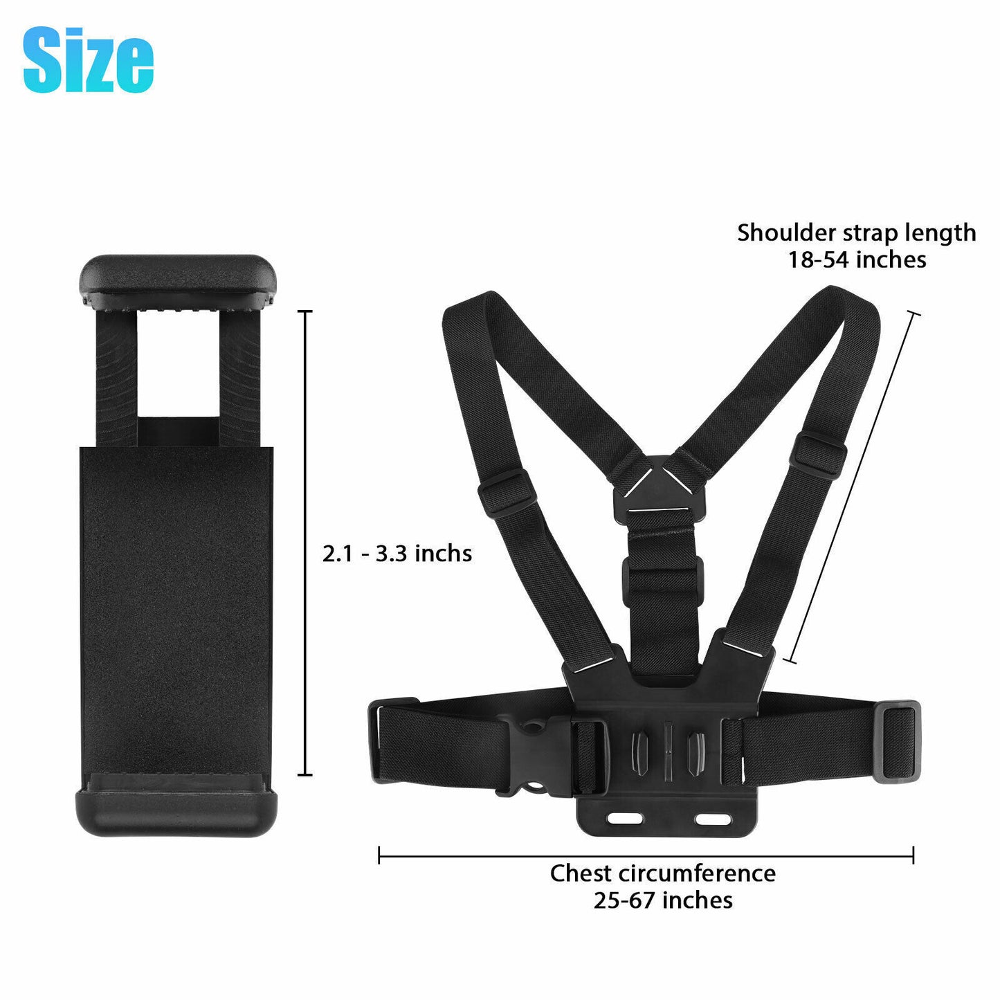 Chest Harness Body Strap Mount – Adventure-Ready POV Filming for Families - Premium 5 from AdventureParent - Just $35.27! Shop now at AdventureParent