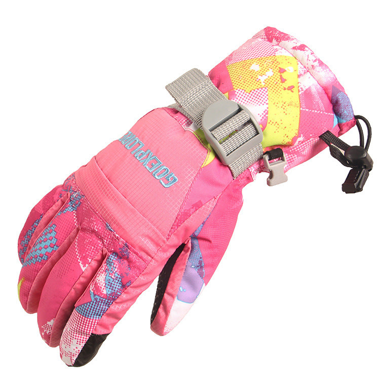 Spot Ski Gloves Touch Screen Waterproof Thickened Warm Men's And Women's Single And Double Board Cross Border Hot Sale Sports Gloves - Premium 0 from AdventureParent - Just $44.21! Shop now at AdventureParent