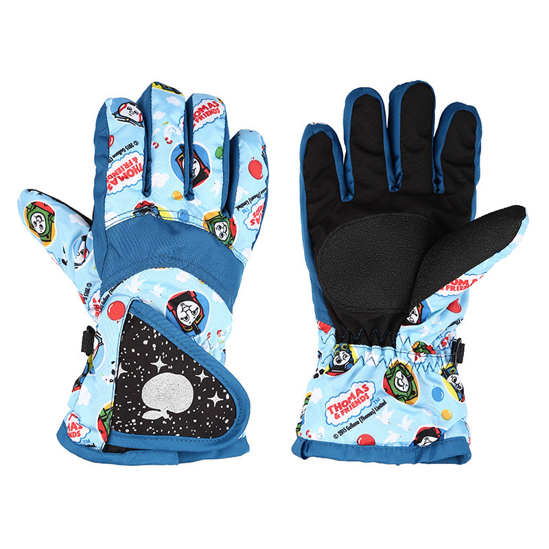 Waterproof Thickened Warm-keeping And Cold-proof Cycling Outdoor Skating Ski Children's Gloves - Premium 0 from AdventureParent - Just $15.88! Shop now at AdventureParent