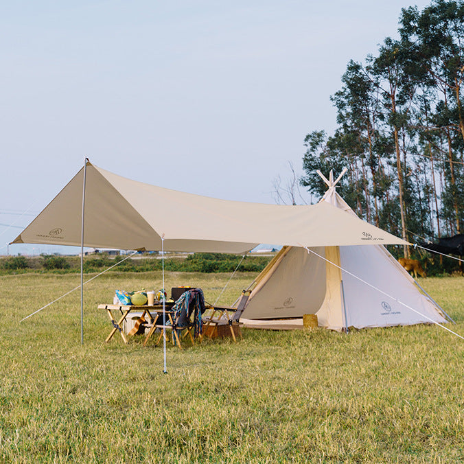 Camping Pyramid Rainproof Oxford Cloth Canopy Tent Indoor Tent - Premium 0 from AdventureParent - Just $437.66! Shop now at AdventureParent
