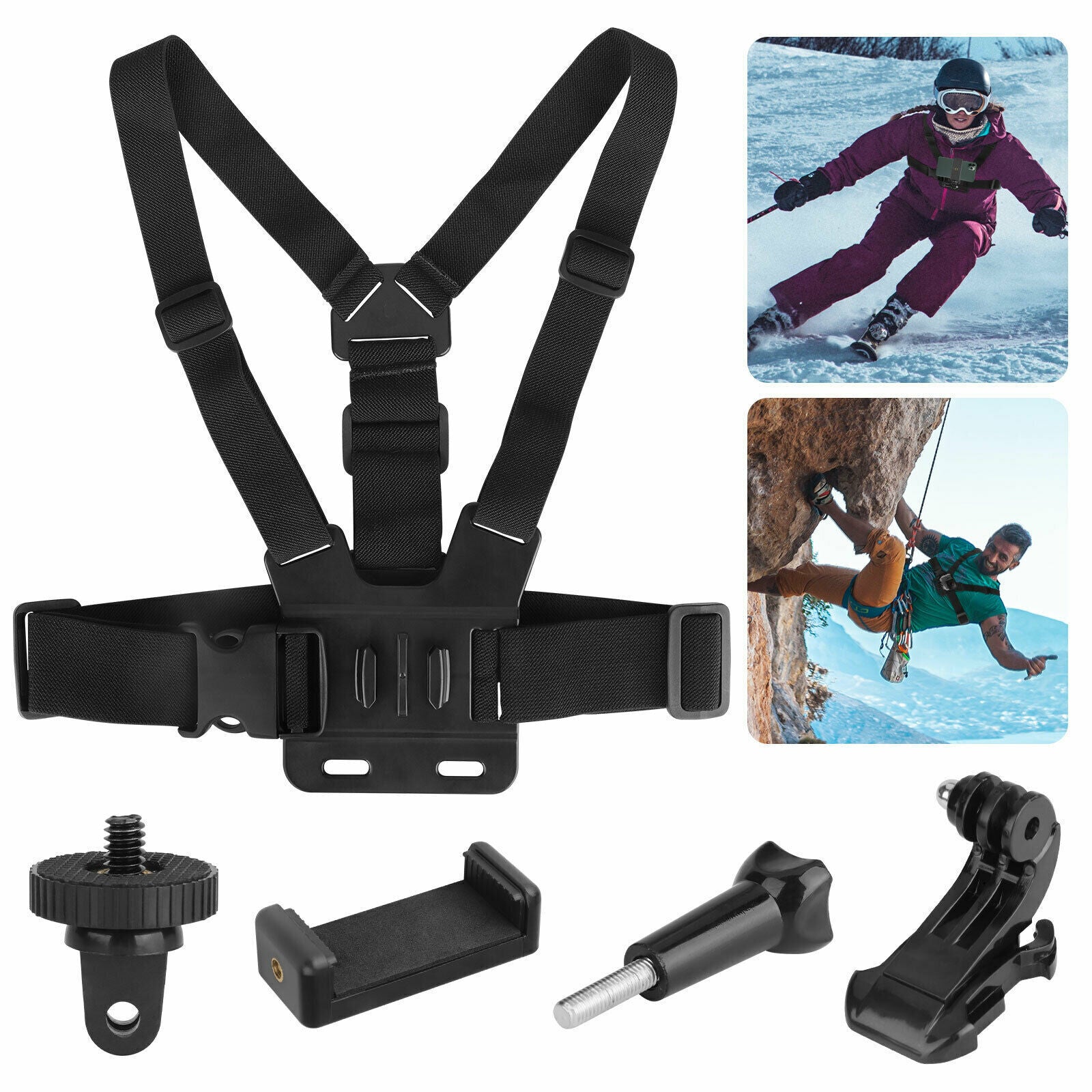 Chest Harness Body Strap Mount – Adventure-Ready POV Filming for Families - Premium 5 from AdventureParent - Just $35.27! Shop now at AdventureParent