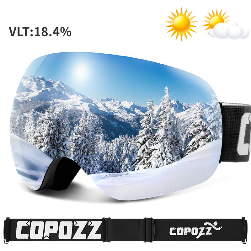 Ski Goggles Men And Women Adult Borderless Goggles Equipment - Premium 0 from AdventureParent - Just $143.53! Shop now at AdventureParent