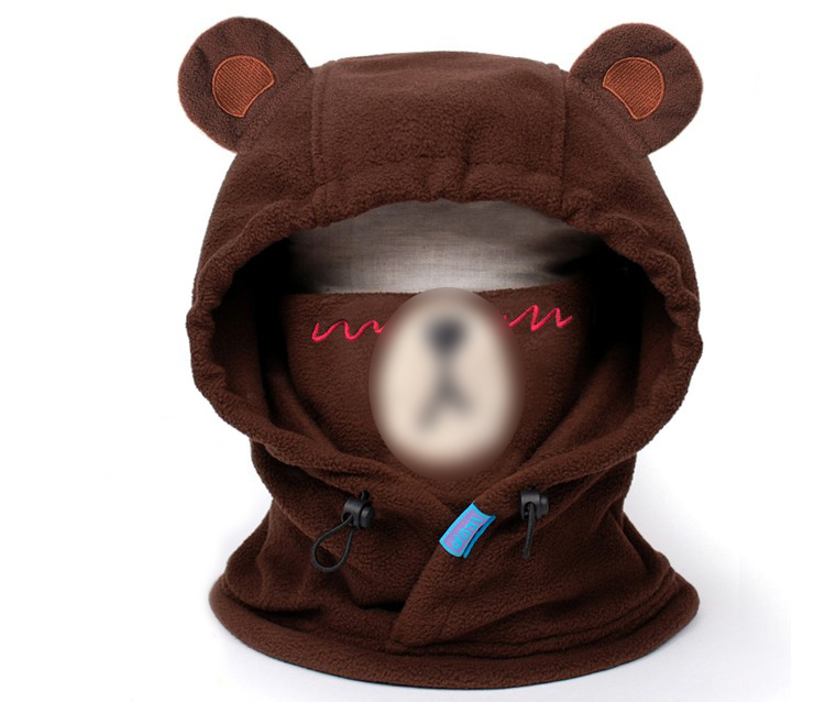 Ski Protection Helmet Hat Head Cover Brown Bear Rabbit White Bear Cartoon - Premium 0 from AdventureParent - Just $50.05! Shop now at AdventureParent