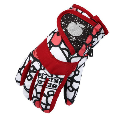 Waterproof Thickened Warm-keeping And Cold-proof Cycling Outdoor Skating Ski Children's Gloves - Premium 0 from AdventureParent - Just $15.88! Shop now at AdventureParent