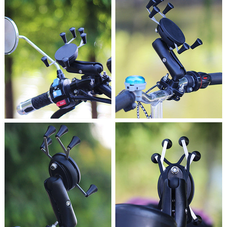 Motorcycle Bike Six Claw Phone Holder - Premium 0 from AdventureParent - Just $30.56! Shop now at AdventureParent