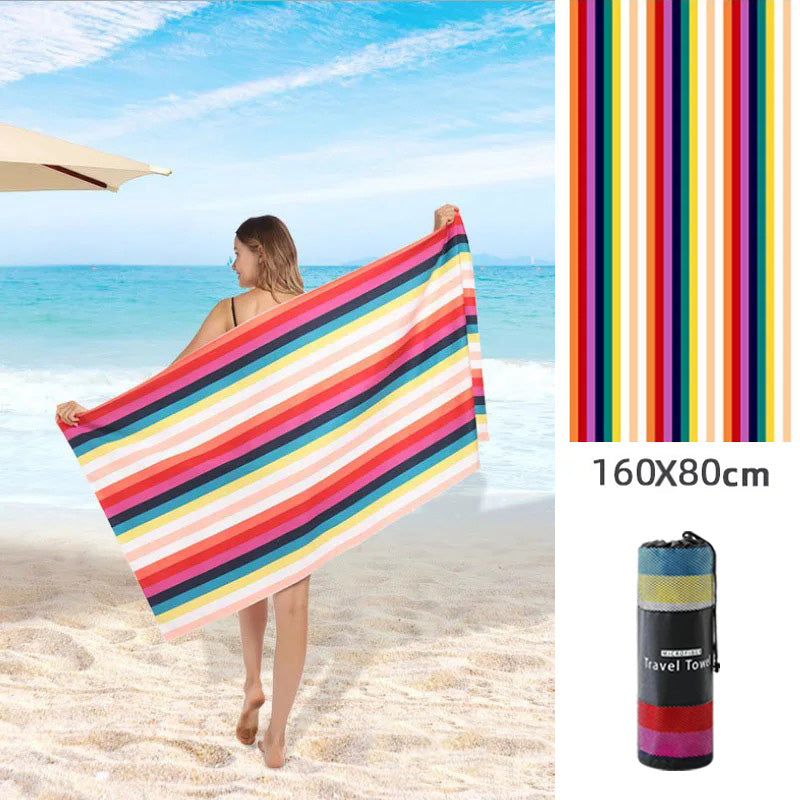 Double Sided Fleece Printed Beach Towel Microfiber Beach Towel - Premium 0 from AdventureParent - Just $17.38! Shop now at AdventureParent