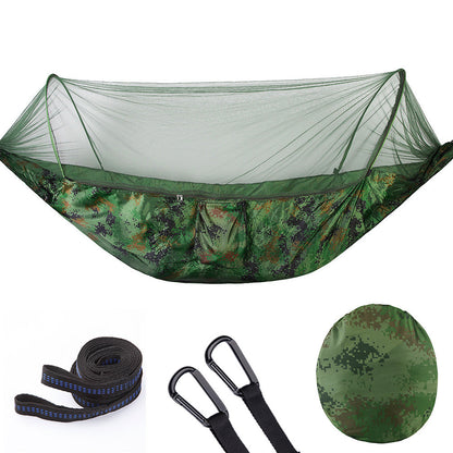 Fully Automatic Quick Opening Hammock With Mosquito Net - Premium outdoor gear from My Store - Just $35.56! Shop now at AdventureParent