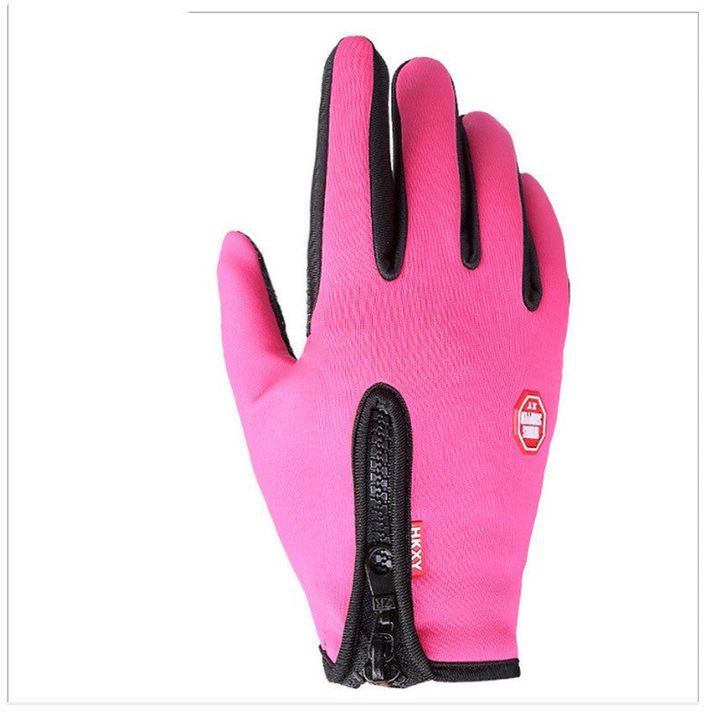 Touch Screen Gloves Outdoor Mountaineering Ski Cycling Zippe - Premium 0 from AdventureParent - Just $12.33! Shop now at AdventureParent