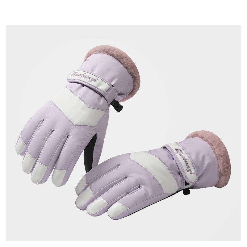 Women's Winter Outdoor Warm Cycling Thick Ski Gloves - Premium 0 from AdventureParent - Just $20.36! Shop now at AdventureParent