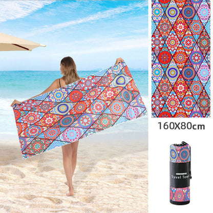 Double Sided Fleece Printed Beach Towel Microfiber Beach Towel - Premium 0 from AdventureParent - Just $17.38! Shop now at AdventureParent