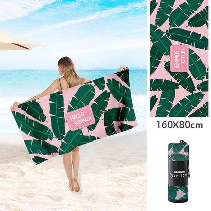 Double Sided Fleece Printed Beach Towel Microfiber Beach Towel - Premium 0 from AdventureParent - Just $17.38! Shop now at AdventureParent