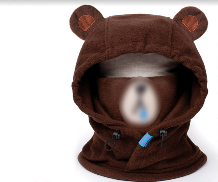 Ski Protection Helmet Hat Head Cover Brown Bear Rabbit White Bear Cartoon - Premium 0 from AdventureParent - Just $50.05! Shop now at AdventureParent