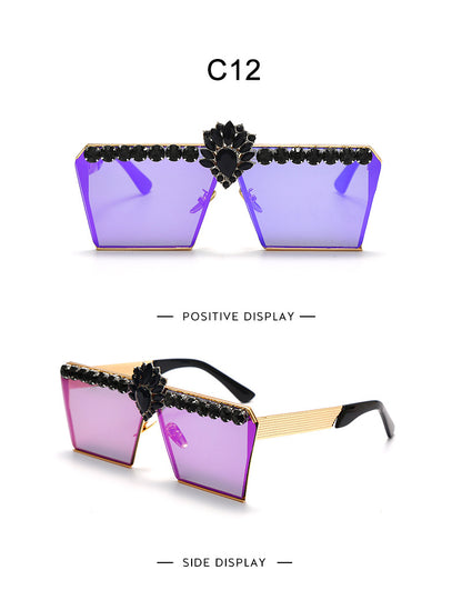 Sunglasses Ladies Fashion Glasses Square Sunglasses - Premium 0 from AdventureParent - Just $39.39! Shop now at AdventureParent