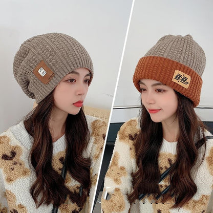 Winter All-match Baotou  Women Winter Earmuffs Warm Knitting Needle - Premium 0 from AdventureParent - Just $17.80! Shop now at AdventureParent