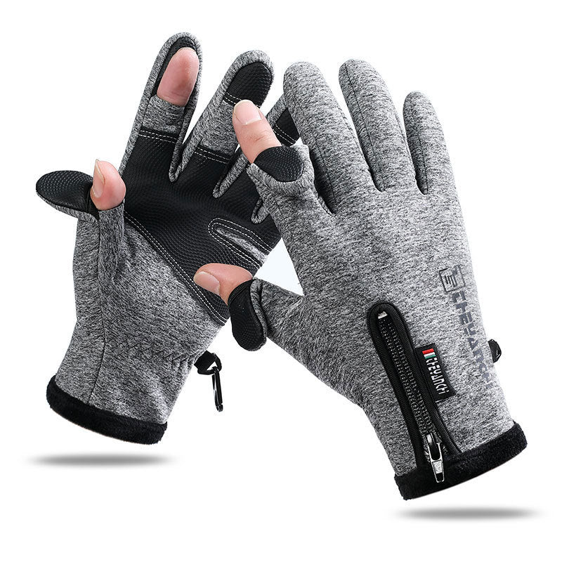 Warm And Waterproof Sports And Velvet Mountaineering Ski Gloves - Premium 0 from AdventureParent - Just $22.53! Shop now at AdventureParent