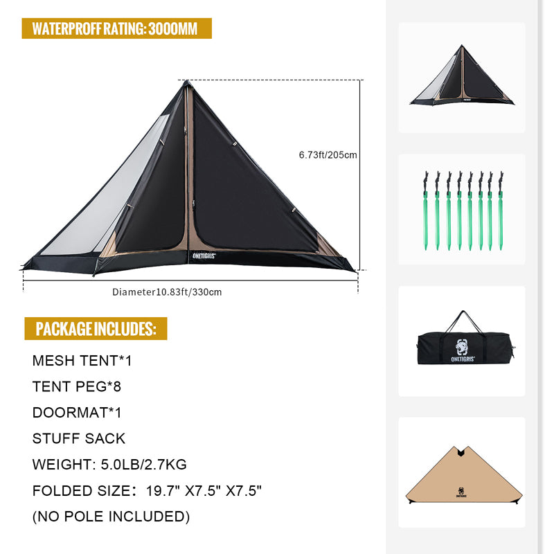 Waterproof Outdoor Camping Chimney Tent - Premium 0 from AdventureParent - Just $703.32! Shop now at AdventureParent