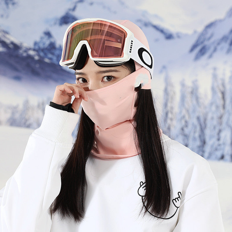 Velvet Windproof Ski Head Cover Protective Mask - Premium 0 from AdventureParent - Just $52.11! Shop now at AdventureParent