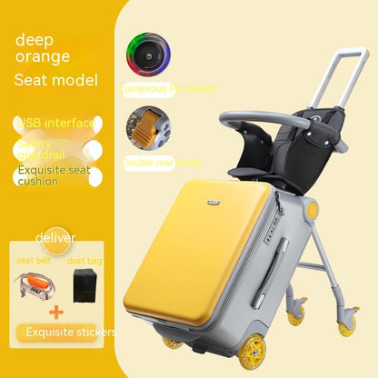 Children Can Sit And Ride Multifunctional Trolley Case - Premium 0 from AdventureParent - Just $572.16! Shop now at AdventureParent