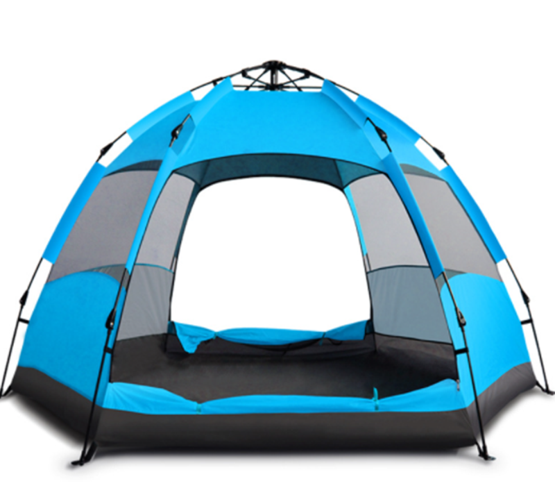 Hexagonal Tent Outdoor Full-automatic Hydraulic Double-layer Rainproof Tent - Premium 0 from AdventureParent - Just $176.04! Shop now at AdventureParent