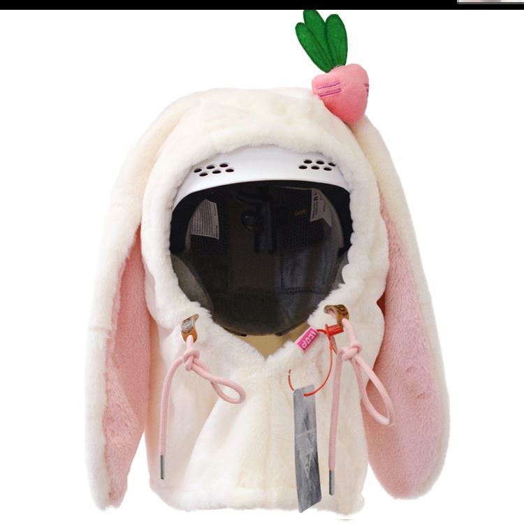 Ski Head Cover Face Mask Ski Helmet Cover Decorative Ears - Premium 0 from AdventureParent - Just $94.48! Shop now at AdventureParent