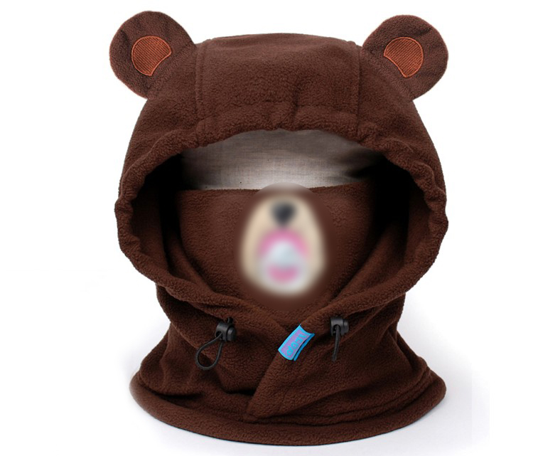 Ski Protection Helmet Hat Head Cover Brown Bear Rabbit White Bear Cartoon - Premium 0 from AdventureParent - Just $50.05! Shop now at AdventureParent