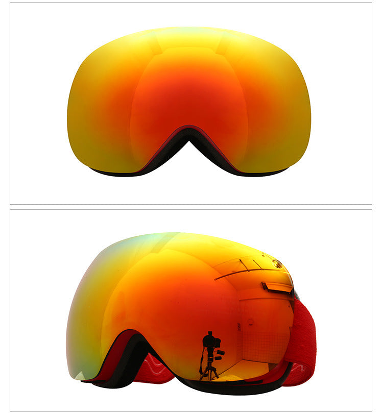 Double-layer Ski Goggles, Foggy Spherical Surface, Fully Coated With Real Film - Premium 0 from AdventureParent - Just $62.93! Shop now at AdventureParent
