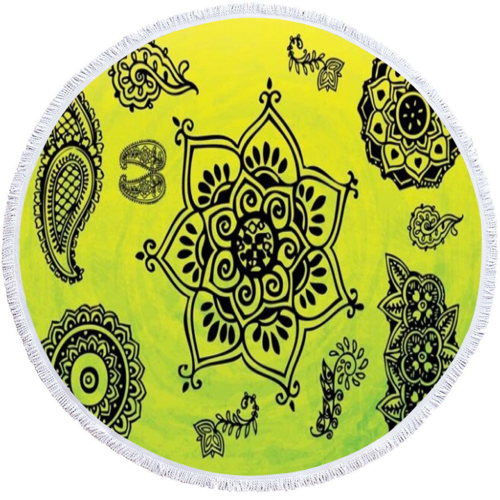 Microfiber 3D Printed Round Beach Towel - Premium 0 from AdventureParent - Just $22.75! Shop now at AdventureParent