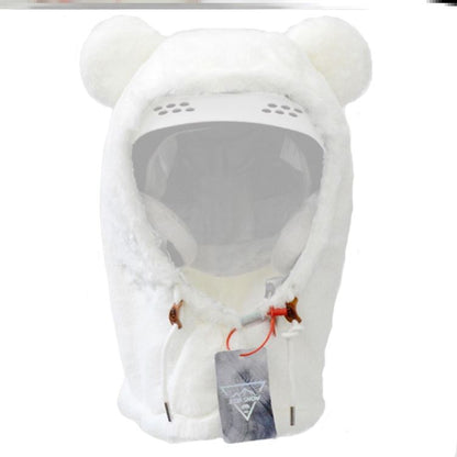 Ski Head Cover Face Mask Ski Helmet Cover Decorative Ears - Premium 0 from AdventureParent - Just $94.48! Shop now at AdventureParent