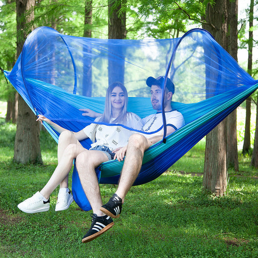Fully Automatic Quick Opening Hammock With Mosquito Net - Premium outdoor gear from My Store - Just $35.56! Shop now at AdventureParent