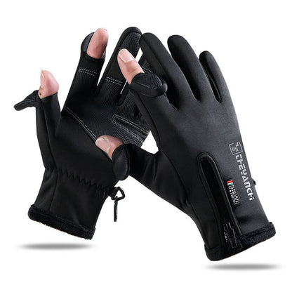 Warm And Waterproof Sports And Velvet Mountaineering Ski Gloves - Premium 0 from AdventureParent - Just $22.53! Shop now at AdventureParent